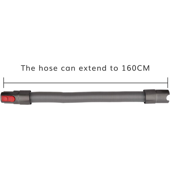 Тримач для насадок Dyson V7, V8, V10, V11: Organizer для пилососів бездротової серії (з насадкою для килимів та гнучким шлангом)