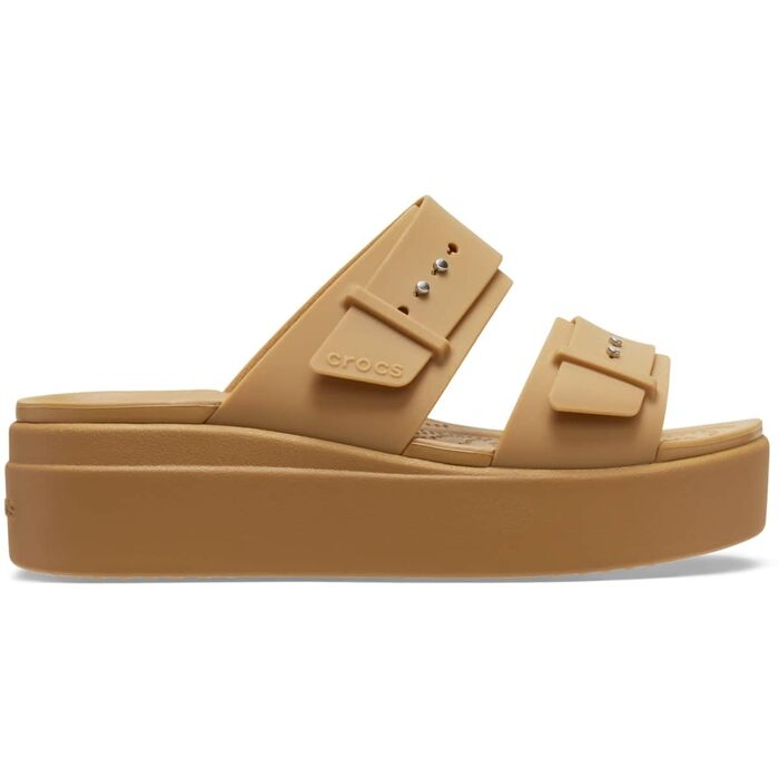 Crocs Brooklyn Buckle Wedge сандалі жіночі Umber 37 EU