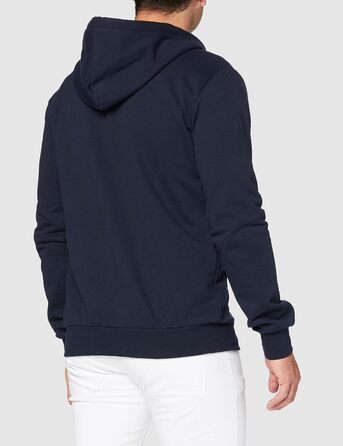 F London Худі з блискавкою для чоловіків - капюшонний пуловер, ідеальний для спорту та відпочинку (XXL, темно-синій)