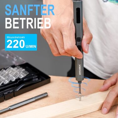 Електричний прецизійний викрутковий набір HYCHIKA 62-в-1 для ремонту електроніки: телефонів, планшетів, Xbox, камер, годинників