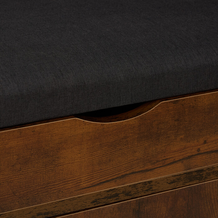 Shoe Bench with Folding Seat