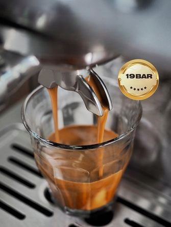 Ріжкова кавомашина HiBREW H10A SL, срібляста