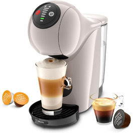 Кавомашина NESCAFÉ Dolce Gusto Genio S від KRUPS, 15 Bar, компактна, автоматичне відключення, 30+ напоїв, KP243B (Taupe)