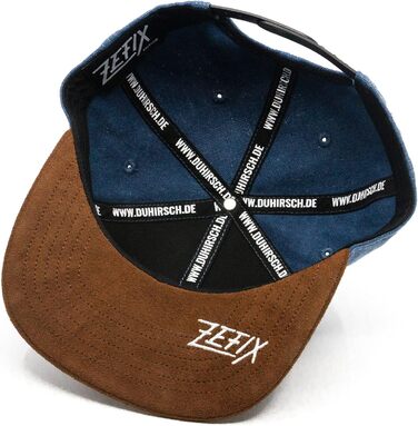Кепка Snapback Bayerisches Zefix з фетру, темно-синій, універсальний розмір