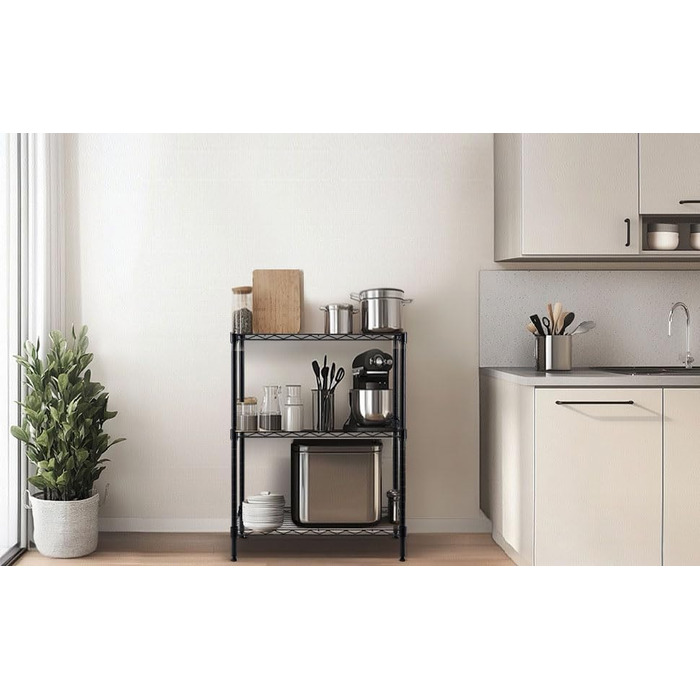 Nilpferd Metal Wire Shelving Unit