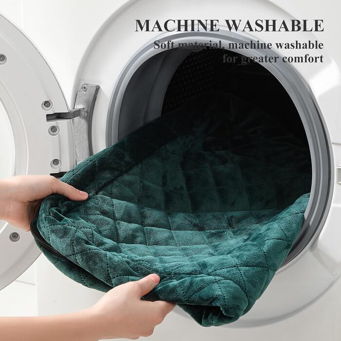 Автокрісло для собак до 25 кг, велике, з 2 стропами безпеки та 2 кишенями для зберігання (зелене)