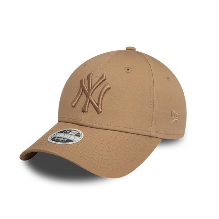 Кепка New Era New York Yankees MLB Essential 9Forty регульована, бежева, жіноча