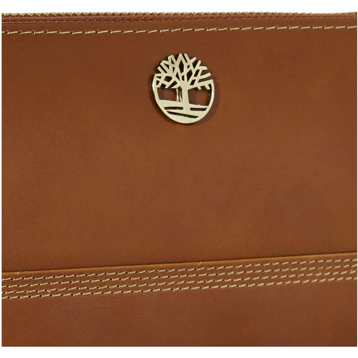 Timberland Women's Leather RFID Zip Around Wallet Clutch with Wristlet Strap