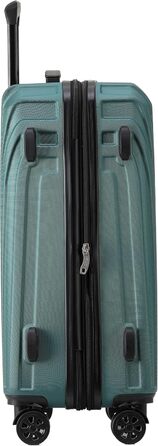 Валіза Beibye з жорсткою оболонкою, TSA-замок, подвійні колеса, розширення, темно-зелений (76 см)