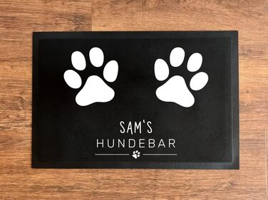 Підставка під миску для собак та інших домашніх тварин з персональним ім'ям | Антиковзаюча, з фетрової поверхні | Різні розміри | Футерстація