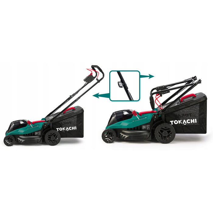 Акумуляторна газонокосарка Tokachi 38 см