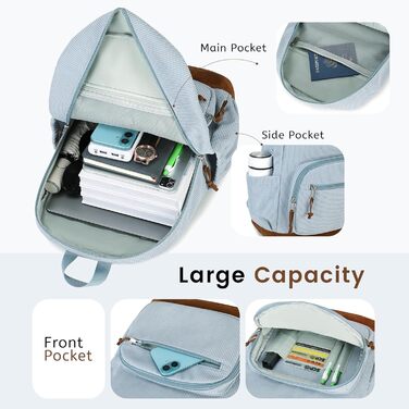 Шкільний рюкзак Mygreen з кордурової тканини для дівчаток, чорний. Легкий рюкзак для підлітків, для школи та повсякденного використання.