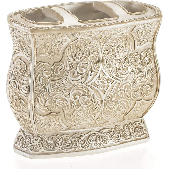 Набір аксесуарів для ванної кімнати Victoria, 4 предмети – дозатор для мила, підставка для зубних щіток, стаканчик, мильничка Creative Scents Modern