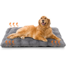 Самогріюча ковдра для тварин Wdmiya 90x60 см, для котів та собак, фланелева, без електроенергії, миюча, сіра L