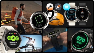 Смарт-годинник JG Smart Apex GPS для чоловіків, чорний