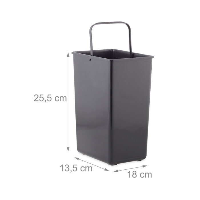Relaxdays Stainless Steel Trash Can with Sensor
