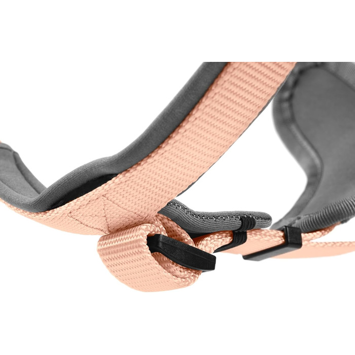 Нашийник для собак HUNTER Neopren, розмір L, персиковий/сірий, з неопрену, 3M Scotchlite, комфортний