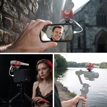 Кріплення мікрофону NEEWER Shock Mount з холодним башмаком та 1/4” різьбою, сумісний з Rode NTG, Sennheiser MKE600, Audio Technica AT875R, MH1