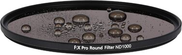 Фільтр Rollei F:X Pro Rundfilter 72mm ND 1000 - нейтральний сірий фільтр з Gorilla Glass, 10 ступенів затемнення