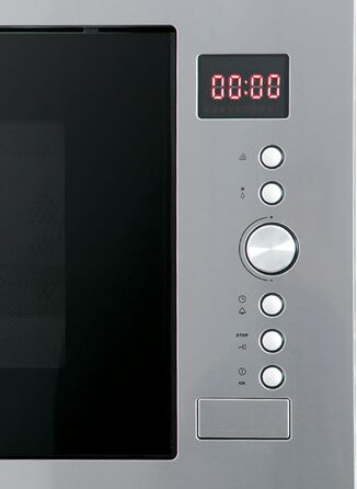 Мікрохвильова піч CATA MC 32 DC в нержавіючій сталі з антижировим покриттям, вбудована, 900 Вт, 32 л, гриль 1100 Вт, таймер 95 хв