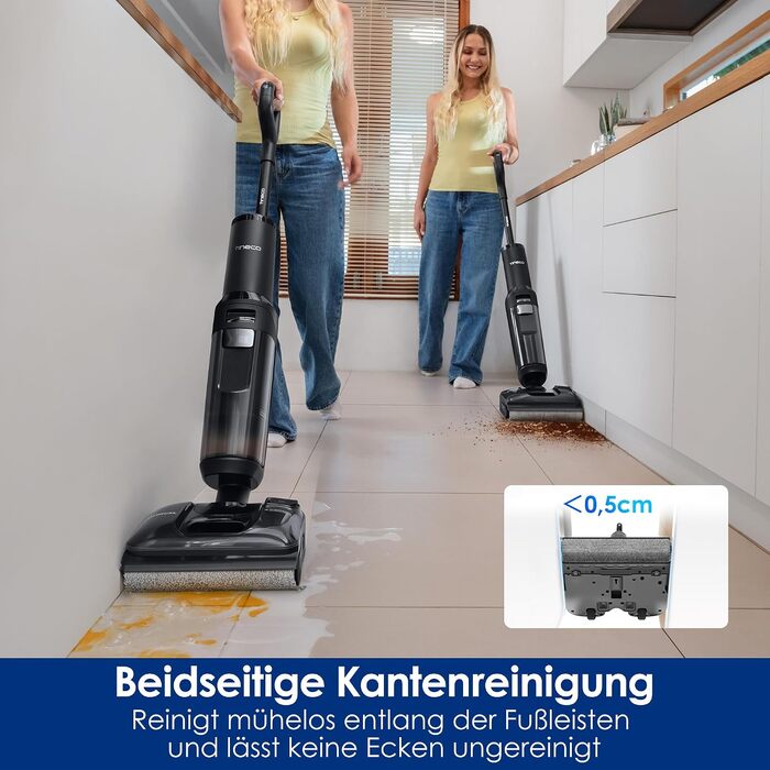 Вертикальний миючий пилосос Tineco Floor ONE S7 Stretch з функцією FlashDry та DualBlock