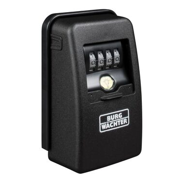 Кейс-сейф для ключів Burg-Wächter Key Safe 60 L SB з 4-значним кодом, магнітний, з підсвіткою, для зовнішнього та внутрішнього монтажу, чорний