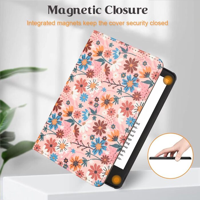 Чохол MOKASE для Kindle Paperwhite 5/6/7 (6 дюймів) - зелений, з петлею та кишенькою