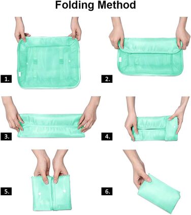 Органайзер для валізи OSDUE, набір 8 шт: кубики для пакування, водонепроникні чохли для одягу, сумочка для косметики, мішечок для взуття, кишеня для USB-кабелів (бежевий)