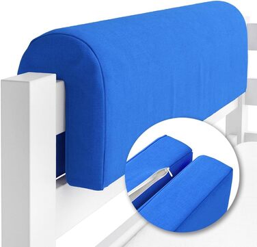 Борт для дитячого ліжечка VitaliSpa, захист від ударів, синій, 70x20 см