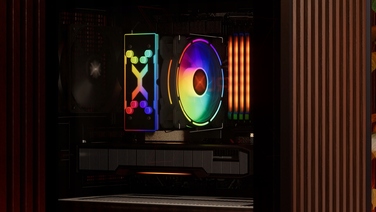 Корпус для ПК Krux Helio Mini Tower, чорний