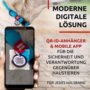 Водонепроникний нашийник для собак WAUDOG: великі, середні та малі породи, регульований, металевий замок, 31-49 см, 25 мм ширина, рожевий колір