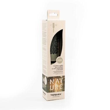 Набір професійних круглых щіток TERMIX Nature Profi-Rundbürsten-Set (5 шт., діаметри 17-43 мм) з технологією очищення повітря PURE TECH, термощітки з алюмінію з іонізацією волокна, ергономічна ручка (зелений, Desert Sage)