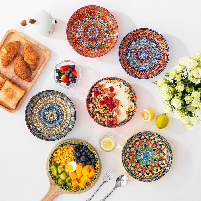 Набір посуду Porzellan Vancasso 18-частинний (6 осіб), Boho стиль, серія KRVI