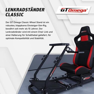 Тримач для ігрового керма GT OMEGA для Logitech G29 G923 G920, Thrustmaster T500 RS, Fanatec Clubsport та КПП TH8A — Регульована стійка для PS4, Xbox, PC