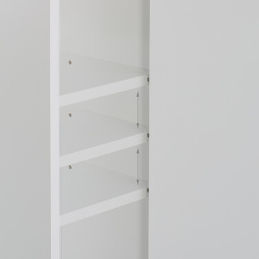 Relaxdays Tall Bathroom Cabinet with 2 Doors