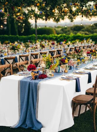 6-Pack White Rectangular Polyester Tablecloth 60 x 102 Inches Polyester Fabric Tablecovers, for Indoor and Outdoor 6 Ft Rectangular Tables, Wedding, Birthday, Party, Table Decoration (152X260cm)
