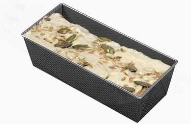 Original Kaiser Inspiration Loaf Pan, 31 x 13 cm, Loaf Pan for 1000g Bread, Loaf Pan for Cakes and Bread, non-stick coated, sourdough-resistant, with a rim.