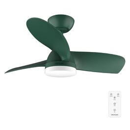 Вентилятор стельовий Cecotec EnergySilence Aero 3050 з LED підсвіткою, 36 дюймів (102 см), пульт, таймер, 6 швидкостей, DC-мотор, м'ятний колір