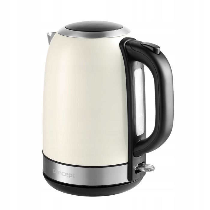 Електричний чайник Concept RK3242, 2200 Вт, 1,7 л, бежево-коричневий