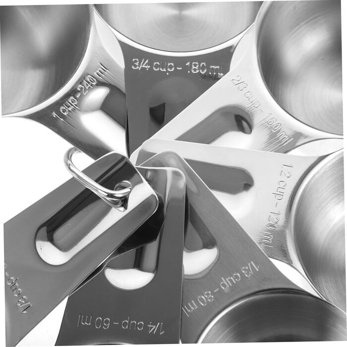 Cieeo Essential Baking Tool Set with 4 Reusable Measuring Cups and a Scale for Accurate Measurements in the Kitchen