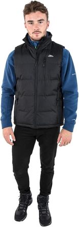 Чоловіча жилетка Trespass Casp, посилена, тепла, сіра (fint), чорна (5XL)
