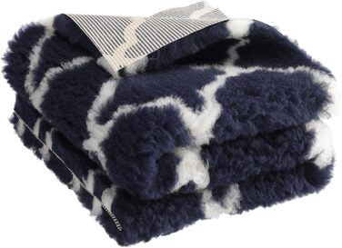 Медичне ліжко для собак Medbed Premium: ковдра з нековзким покриттям, що поглинає вологу та дихаюча, 70 x 100 см, колір Треліс-блакитний