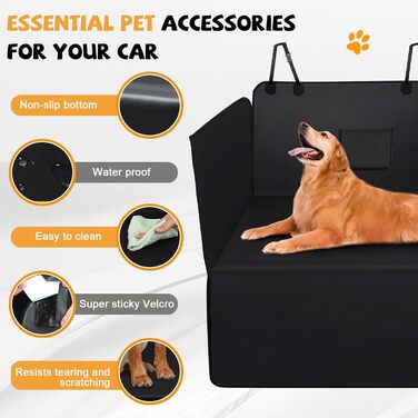 Захист для багажника автомобіля від собаки: універсальний килимок, водовідштовхувальний, стійкий до подряпин, з боковим захистом та захистом краю багажника