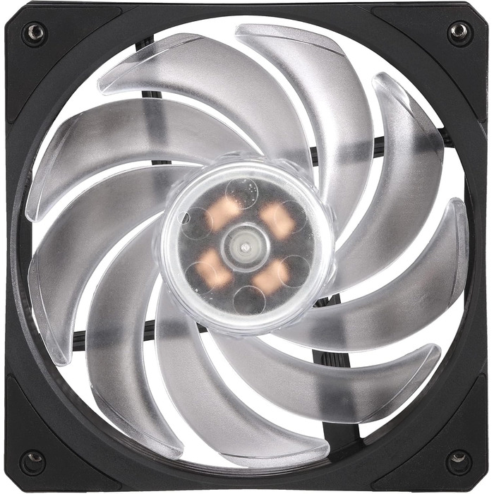 Кулер CPU Cooler Master Hyper 212 RGB Black Edition з підтримкою LGA1700, 4 теплові трубки, SF120R RGB вентилятор, чорний