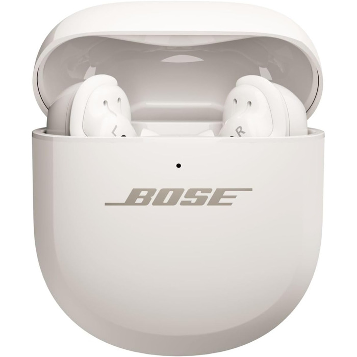 Bose QuietComfort Ultra Bluetooth-навушники (2-ге покоління) - бездротові, з шумозаглушенням, IPX4, до 6 год роботи, 360° звук, глибокий бас, колір - димчастий білий