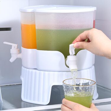 Refrigerator juice dispenser, refrigerator, drinks, liquid, beverage, container, leak-proof, juice, tea, water holder, pitcher for wine, lemonade, party, gatherings