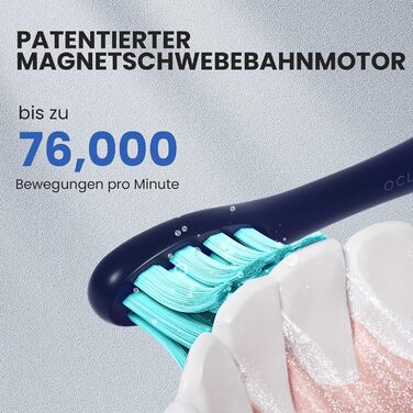 Oclean Find Duo Set: електрична зубна щітка 2 шт. з 5 режимами, акумулятор до 180 днів, водонепроникна (IPX7), рожевий & блакитний