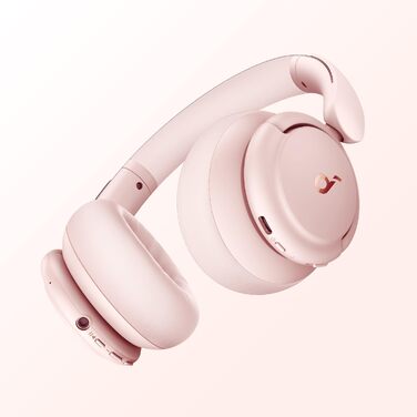 Soundcore Q30 навушники Bluetooth з активним шумозаглушенням, Hi-Res звук, 40 годин роботи, рожеві
