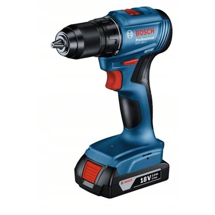 Дриль-шурупокрут Bosch GSR 185-Li, 2 x 2,0 Аг, у кейсі