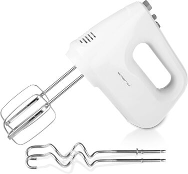 Електричний міксер EMERIO HM-124178: 250 Вт, 6 швидкостей, турбо-режим, нержавіюча сталь, мийка в посудомийній машині, BPA-free